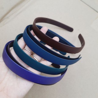 Bờm cài tóc nhám màu (Bản 1.5cm)