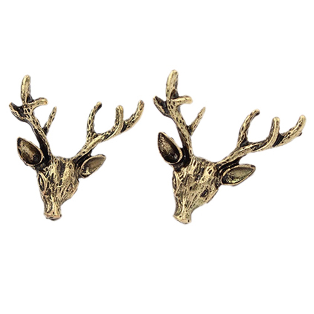 Cặp khuyên tai hình đầu nai cá tính dễ thương dành cho nữ