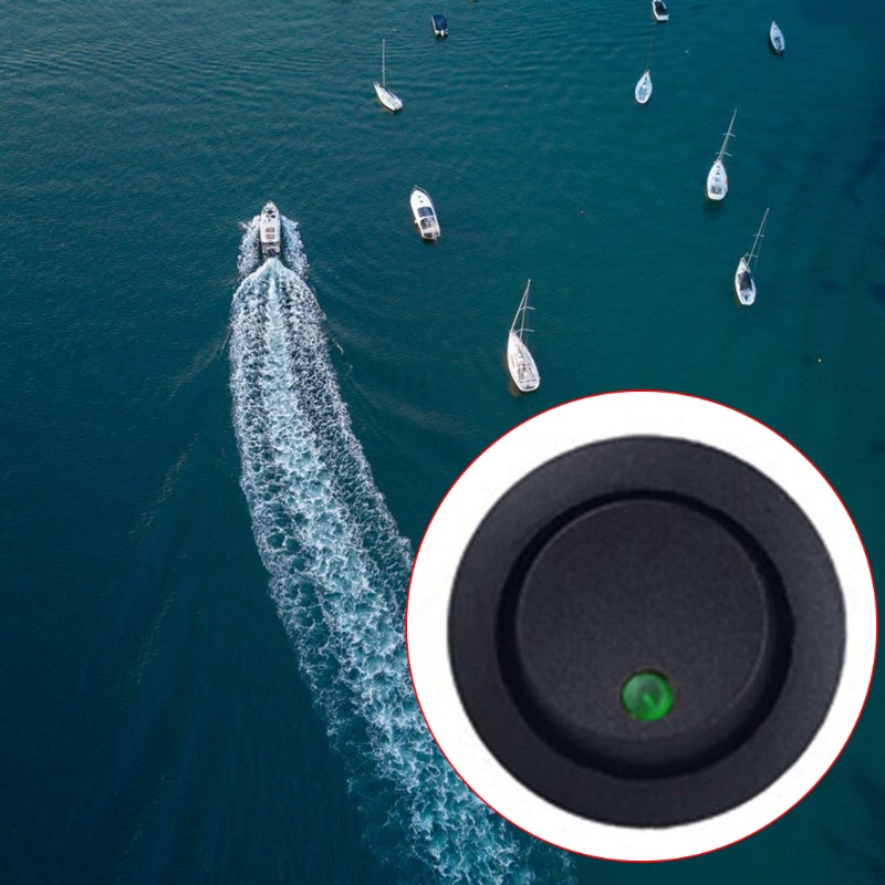 Công Tắc Bật / Tắt Đèn Hình Tròn Chuyên Dụng Cho Tàu Thuyền