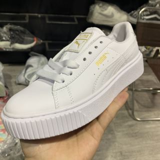 < VIDEO + ẢNH THẬT > GIÀY SNEAKER PUMA FULL TRẮNG THẤP CỔ