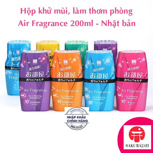 Hộp khủ mùi, làm thơm phòng Air Fragrance Kokubo Nhật Bản