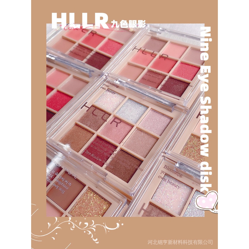 Bảng Phấn Mắt Helen Beauty 2021 Màu Tông Đất Lấp Lánh Chất Lượng Cao