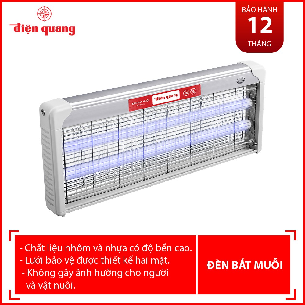 Đèn bắt muỗi Điện Quang ĐQ EML04L (635x65x247mm)