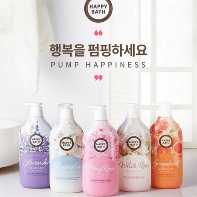 Sữa Tăm Happy Bath Natural Body Wash 900ml