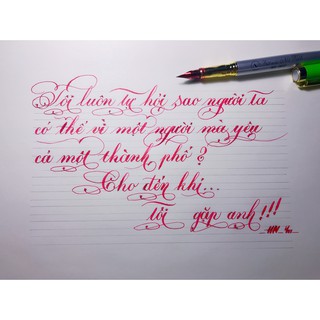 🍁 Bút mài Nét Việt NV002 ngòi calligraphy tựa đề
