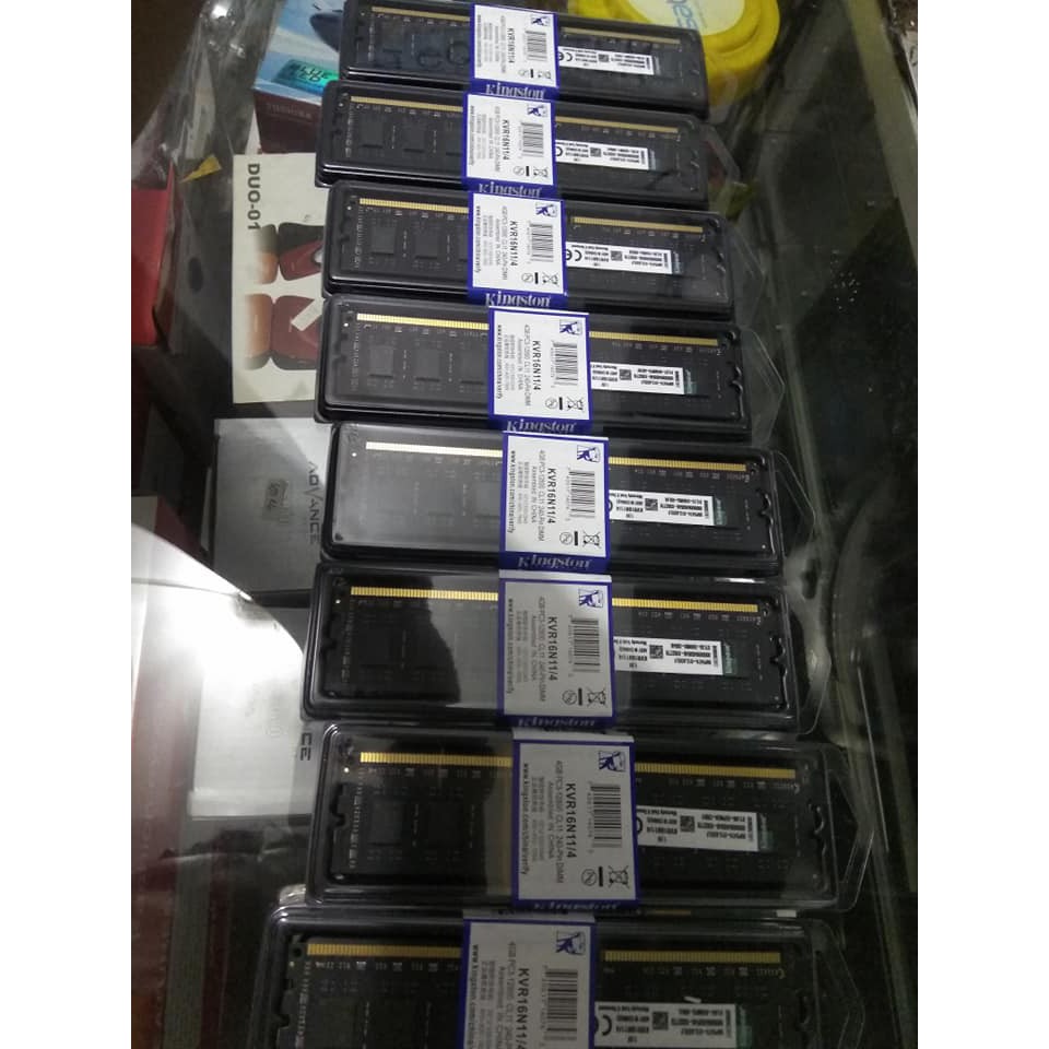 Thẻ Nhớ Ram Ddr3 Kingstone 4gb 12800-1600 Mới