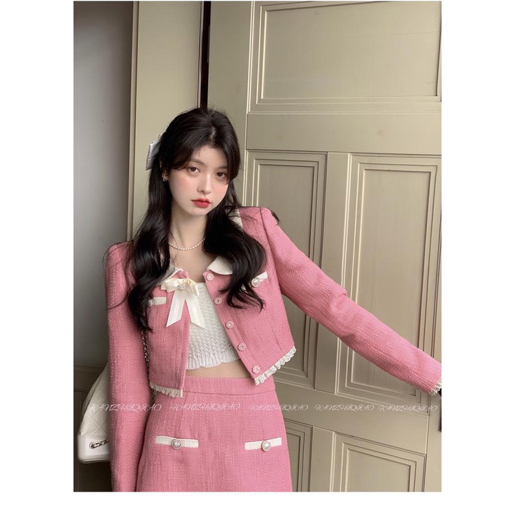 Set đầm hồng thời trang mùa thu 2021 cho nữ | BigBuy360 - bigbuy360.vn