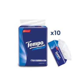 Combo 10 lốc khăn giấy Tempo Neutral không mùi 90 tờ/gói