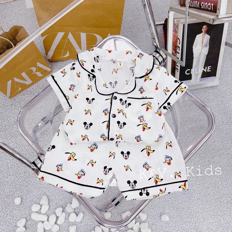 Set bộ Pijama/ Bộ đồ ngủ mặc nhà xinh xắn cho bé trai bé gái