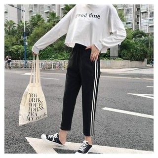 Quần nỉ rót sọc trẻ trung