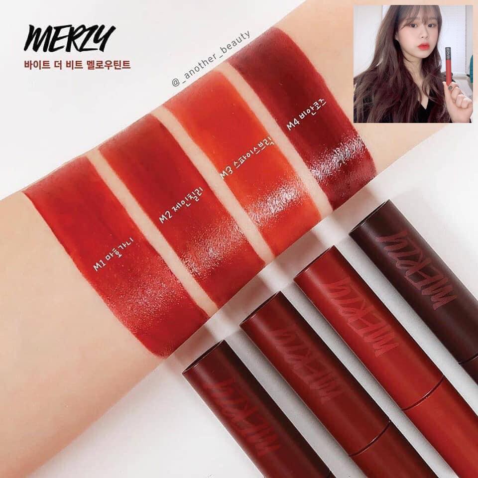 Son Kem Lì Merzy Bite The Beat Mellow Tint M3 Spice Brick | Thế Giới Skin Care