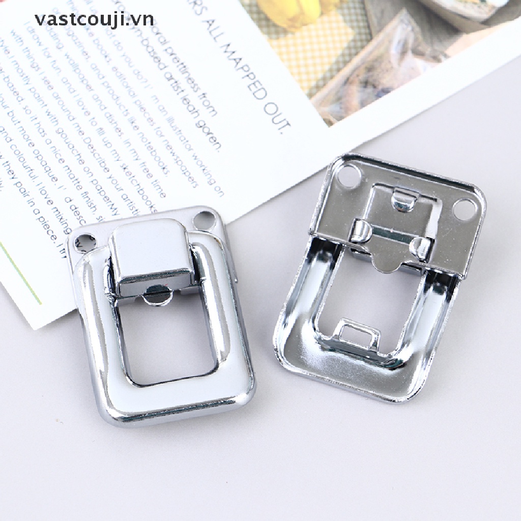 Chốt khóa vali làm từ kim loại mạ chrome dùng khóa hộp đựng đồ vali quần áo