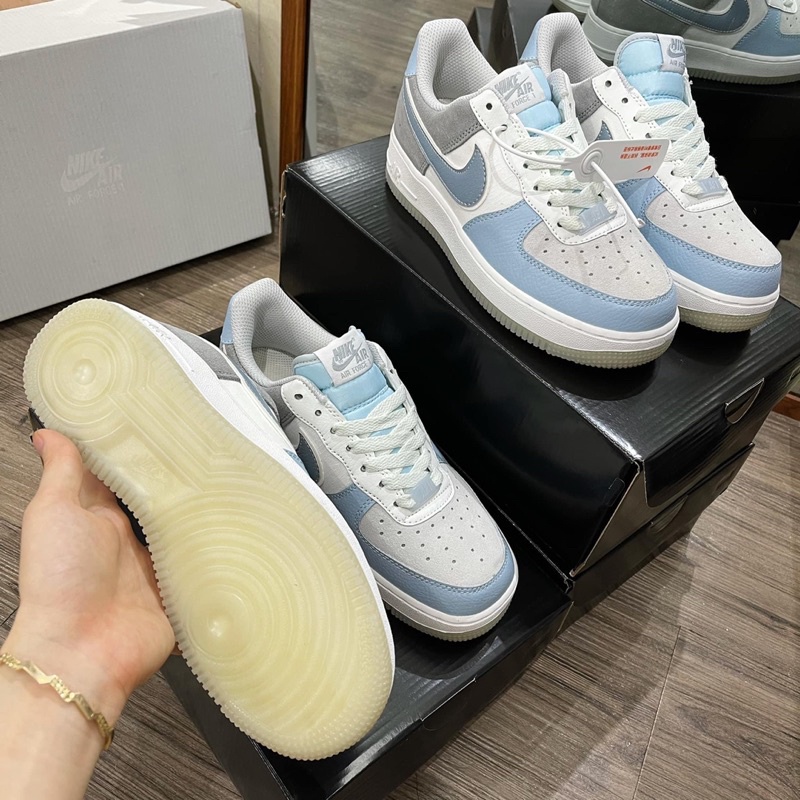 MINTSTOREGiày sneaker foce xám xanh nỉ