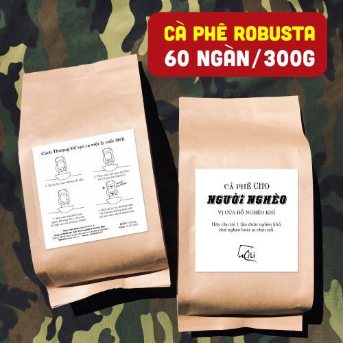 Cà phê nguyên chất Robusta cho người nghèo