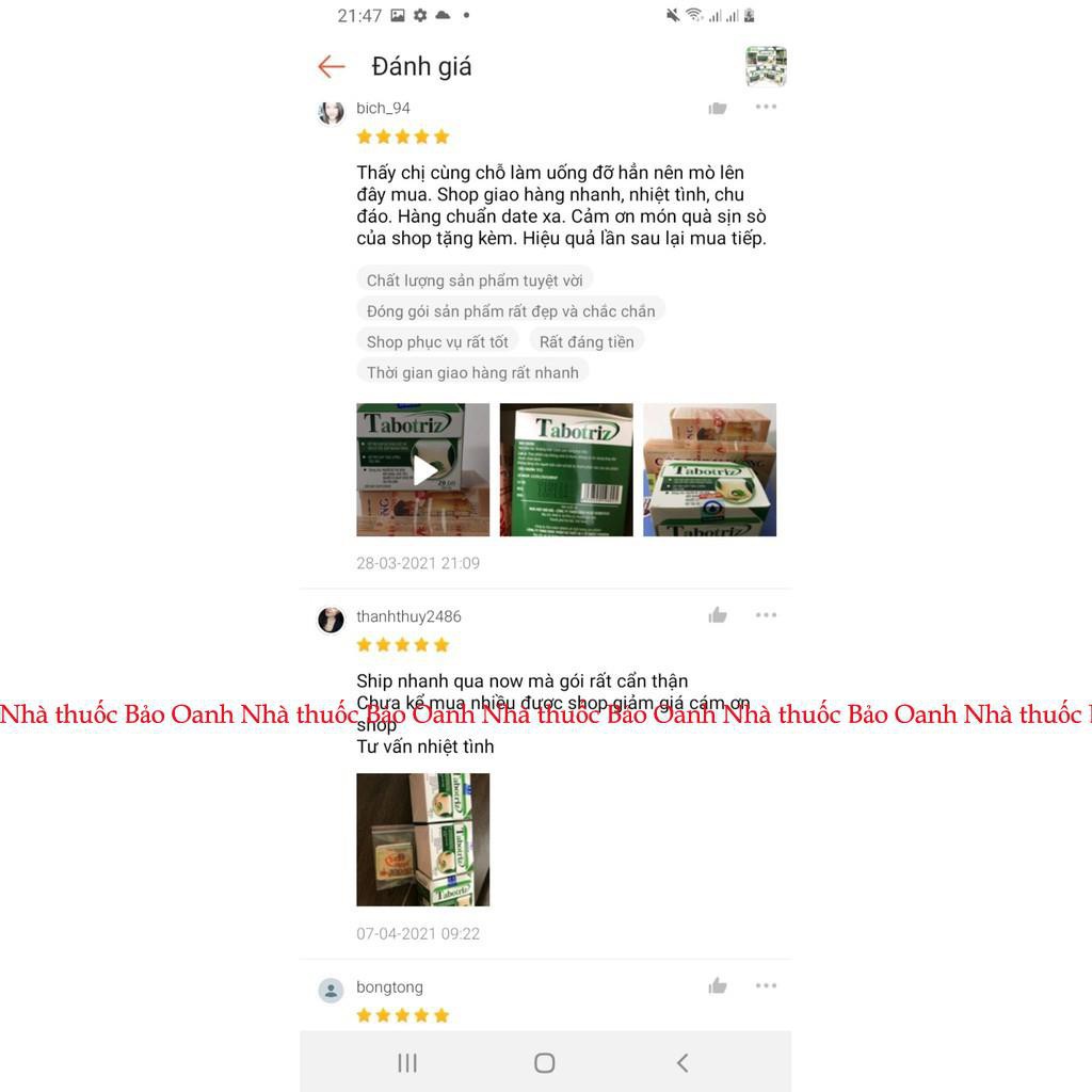 Chất xơ Tabotriz dùng được an toàn cho bà bầu, trẻ em trên 6 tháng- cho người bị trĩ, táo bón- hộp 20 gói | Thế Giới Skin Care