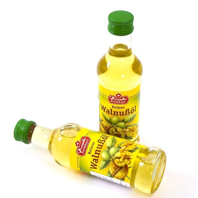 Dầu Óc Chó Kunella Feinkost Walnubol 100ml Đức, Tổng hợp dầu ăn dặm cho bé Ăn Dặm từ 6 tháng tuổi trở lên- Khoaibaby