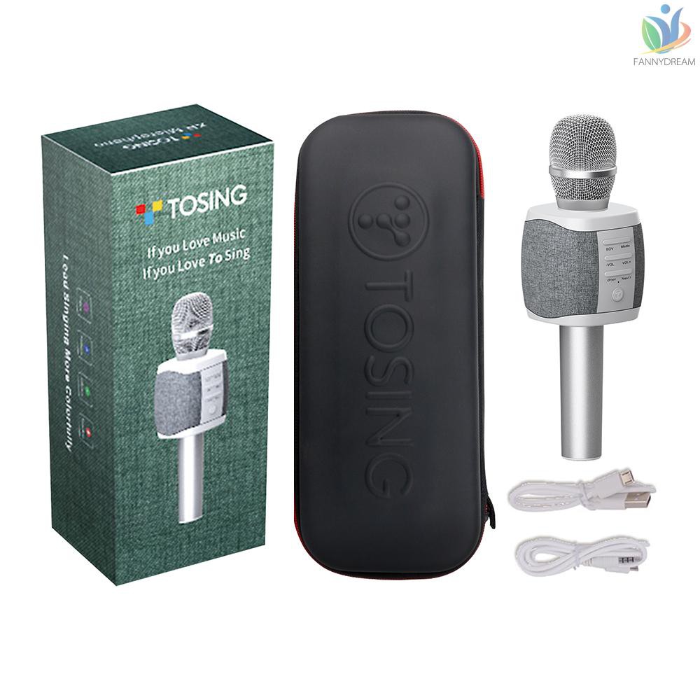 Micro Không Dây Hát Karaoke Tosing 027 2 Trong 1 Cho Điện Thoại / Máy Tính Bảng