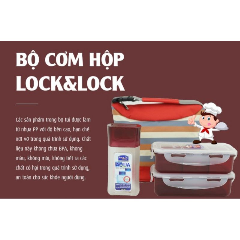 Bộ cơm Lock&Lock kèm hộp đựng canh