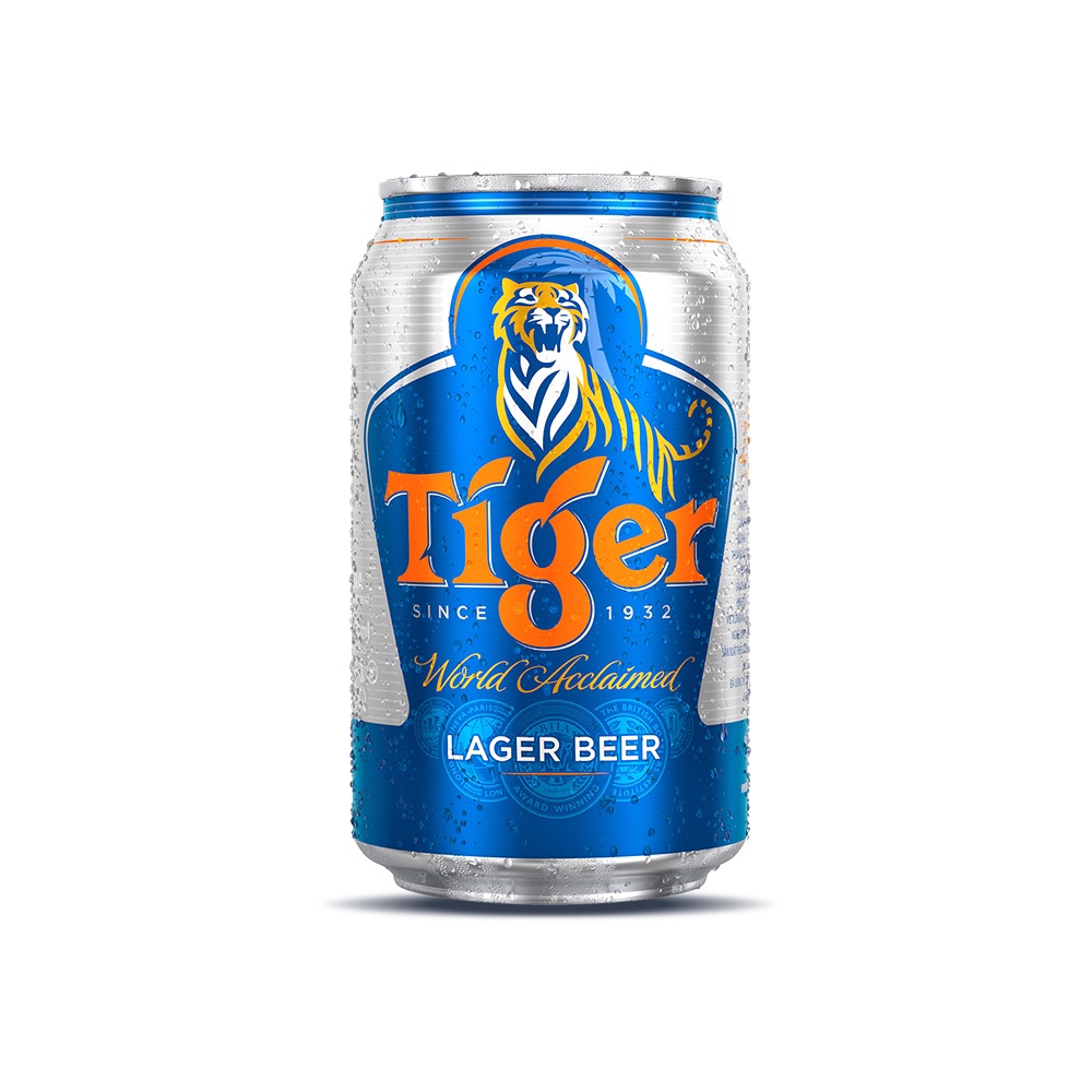 Thùng 24 lon bia Tiger 330ml/lon
