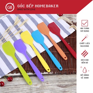 Spatula 21cm 27cm Màu Trơn - Phới Silicon - Phới Trộn Bột Làm Bánh Silicon – Spatula silicon - GBCU009