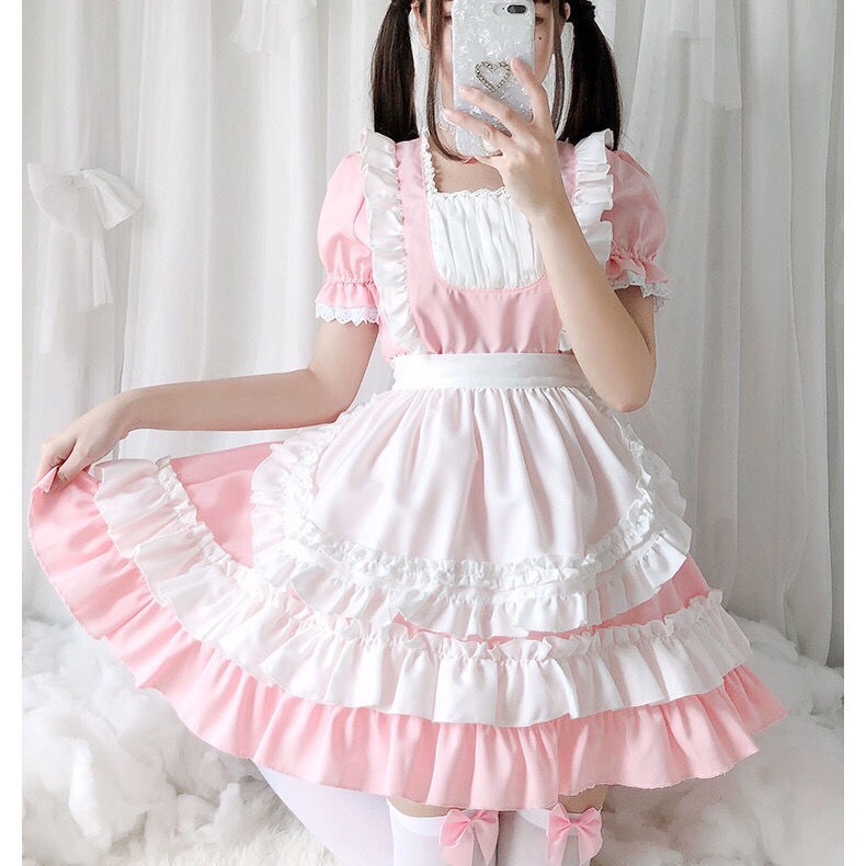 Trang phụchầu gái hồng Maid các loại cosplay sự kiện