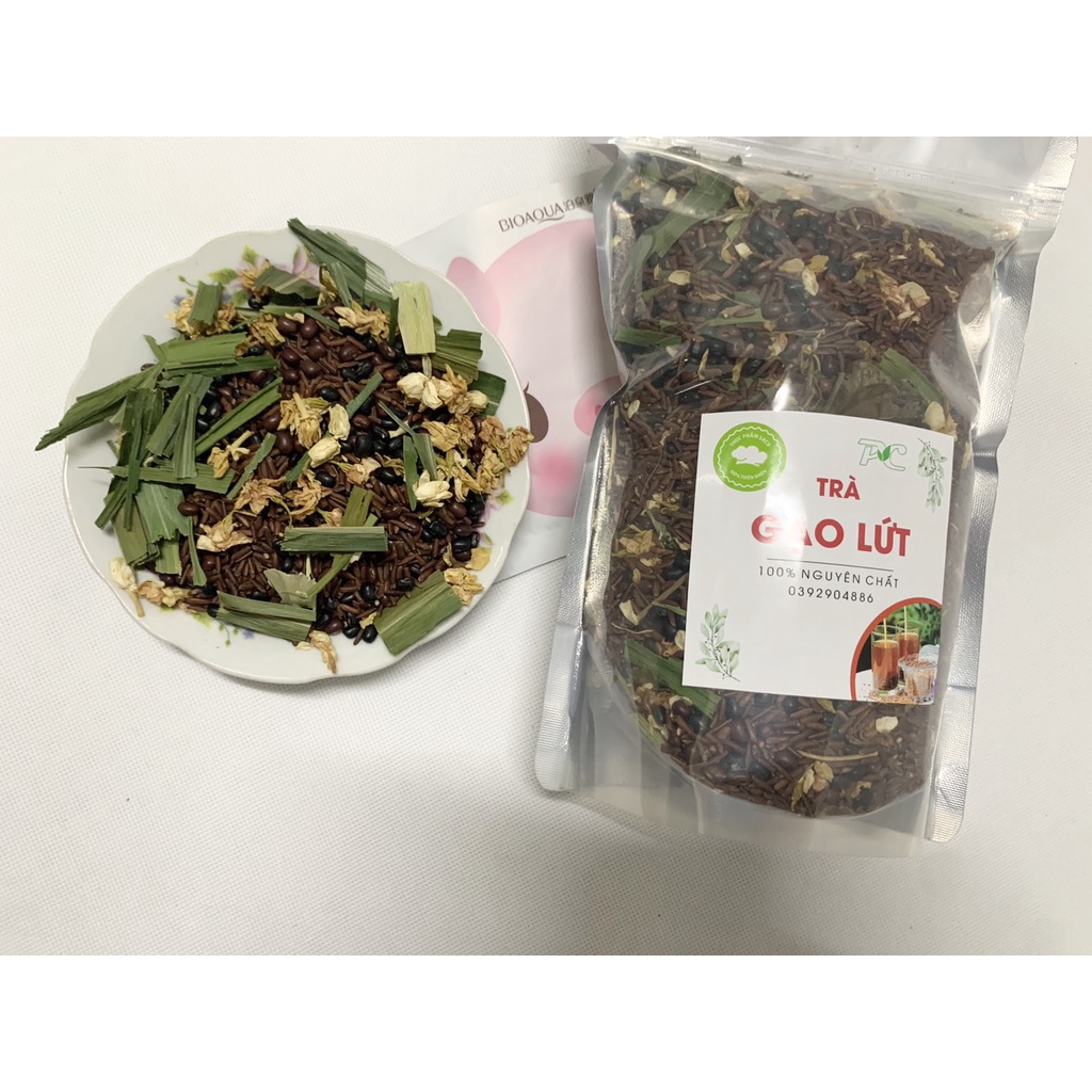 [HOT] Trà gạo lứt đỗ đen đỗ đỏ lá dứa hoa nhài xạ đen thơm mát (500gram - 1kg)