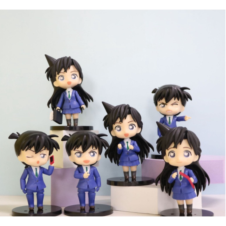 (55) Mô hình figure nhân vật RAN CONAN Thám Tử Lừng Danh chibi anime xinh xắn trang trí trưng bày