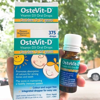 Vitamin D cho bé Ostevit D 15ml