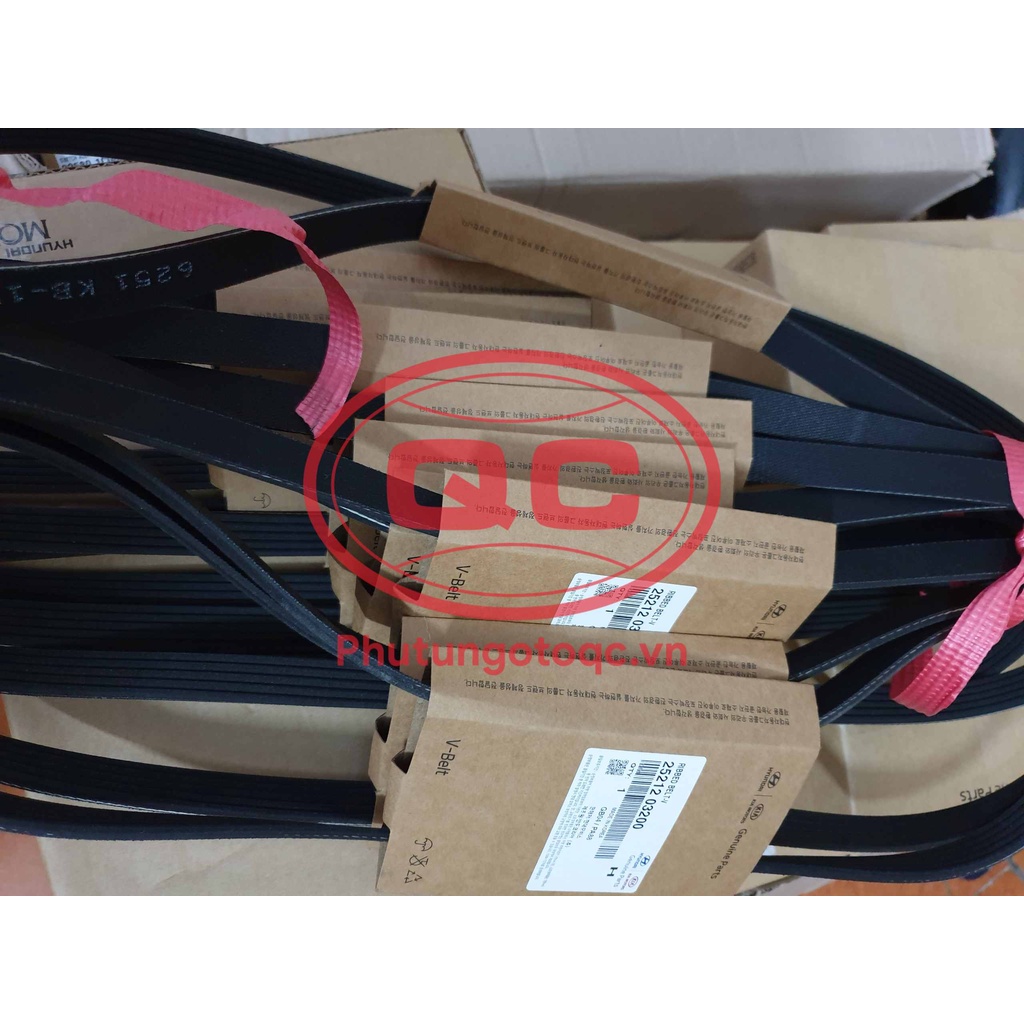 Dây curoa tổng 1.2 (Dây máy phát 5pk1210) Kia Morning / Picanto chính hãng 2521203200