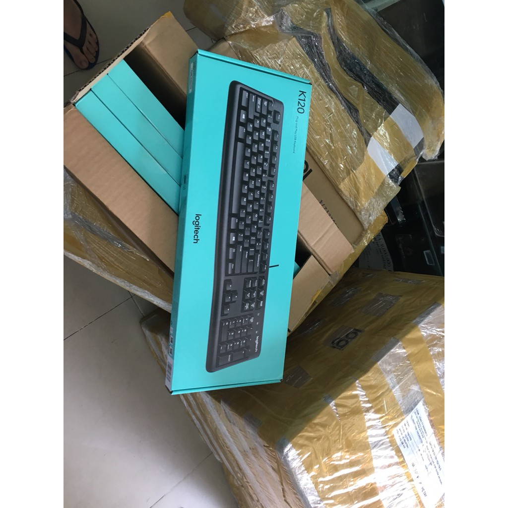 Bàn phím có dây Logitech K120 DGW phân phối