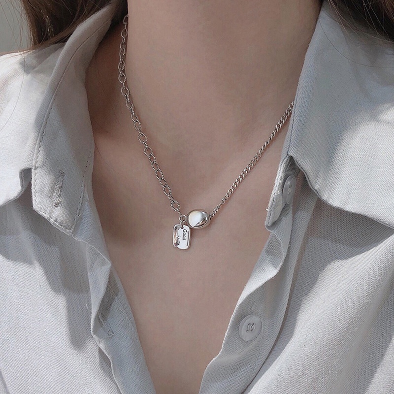 Sang trọng Phụ nữ Hàn Quốc Lucky Beanie Vòng cổ Thời trang Cá tính Chuỗi Vòng cổ