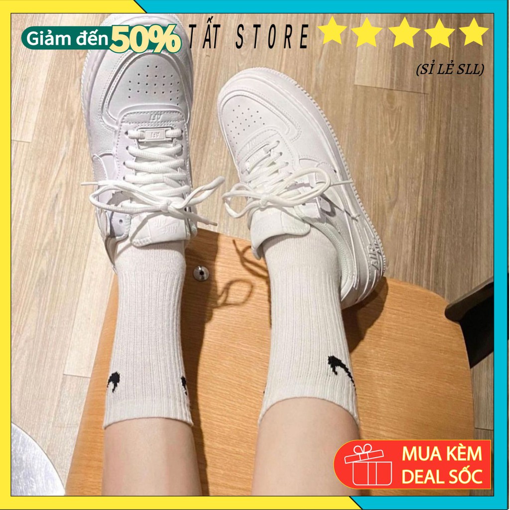Tất nữ cổ cao 🍓28 SALE🍓Vớ nữ cổ cao thể thao hàng loại dày hàng dệt kim cao cấp đế lót bông