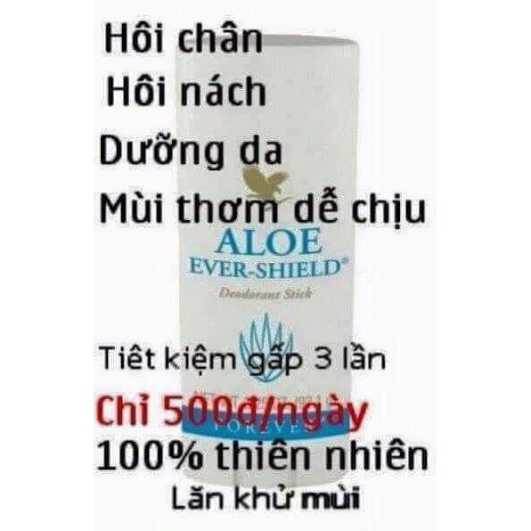 Sáp Khử Mùi Lô Hội [CHÍNH HÃNG] 067FLP - Dũng Sĩ Diệt Mùi Mờ Thâm Nách 🔶 Aloe Ever Shield