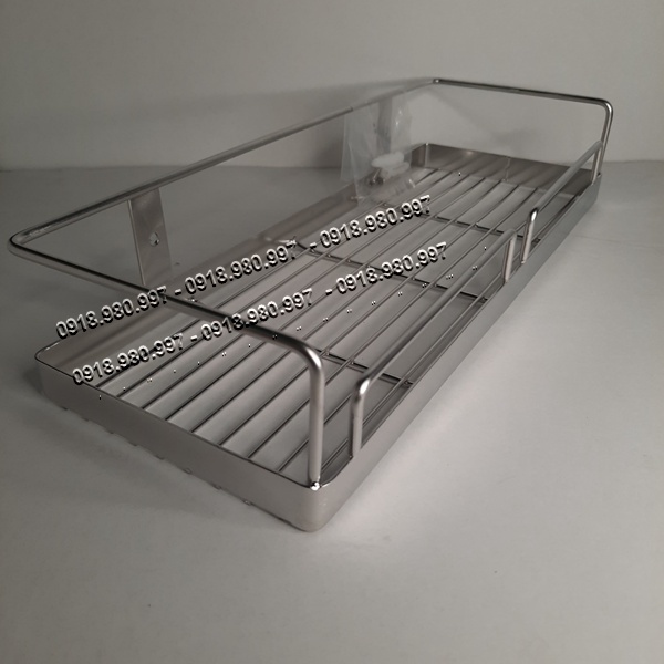 Kệ inox 1 tầng 100% Inox 304 - Kệ gia vị - Kệ để đồ phòng tắm các size