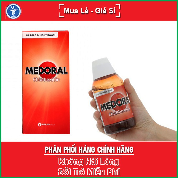 Nước súc miệng họng Medoral dung tích 125ml