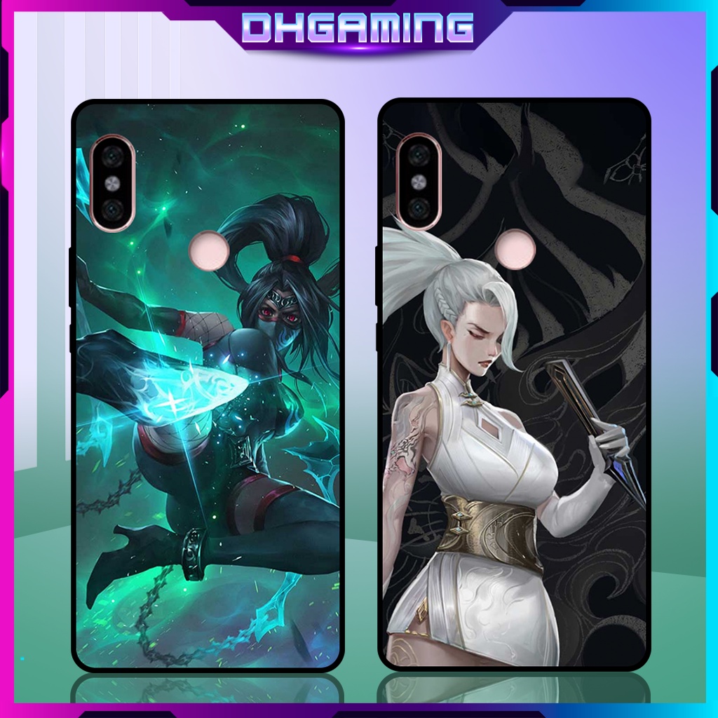 Ốp lưng điện thoại XIAOMI REDMI NOTE 5 / 5PRO - REDMI NOTE 6 in game liên minh Akali Bạch Nữ & Akali