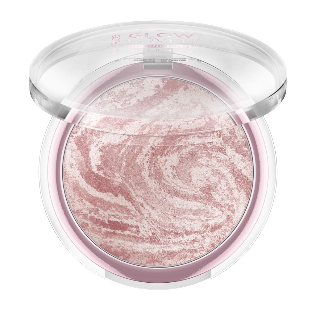 Phấn Bắt Sáng Kiềm Dầu Catrice Highlighter Glow Lover Oil-Infused #010 Glowing Peony