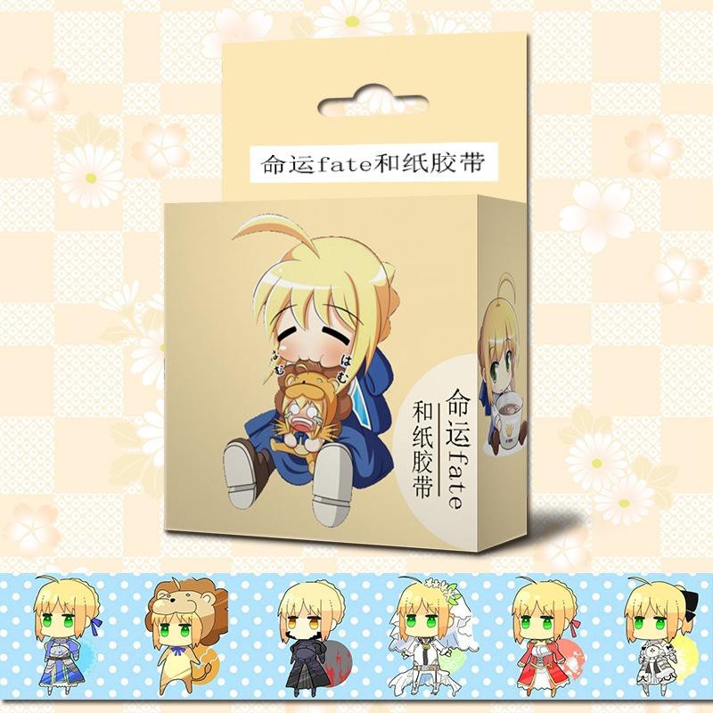 (không hộp) Băng dính Violet Evergarden washi tape trang trí hoạ tiết in hình anime chibi