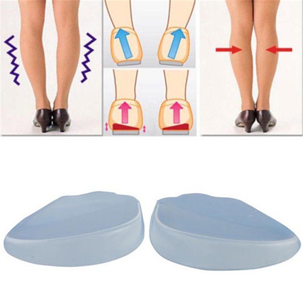 (Hàng Mới Về) 1 Cặp Miếng Lót Giày Silicone Tăng Chiều Cao Chăm Sóc Bàn Chân