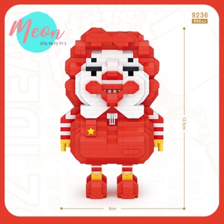 Miniblock xếp hình chú hề MCDonald’s size L