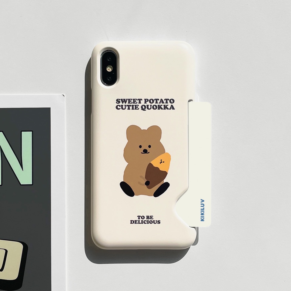 Korea MoMoCase  Cute Quakka Case Compatible for iPhone All models  Samsung