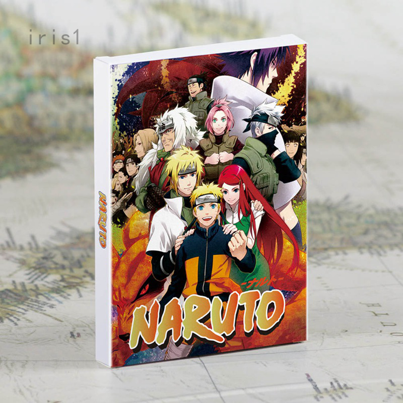 Hộp 30 Tấm Thẻ Hình Nhân Vật Anime Naruto