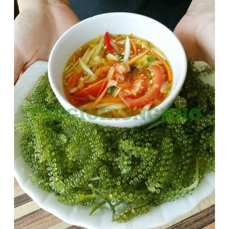 Rong nho tách nước Sea Việt hộp 220g 11 ngâm nở ra rong nho tươi ăn cực giòn ngon thanh mát | BigBuy360 - bigbuy360.vn