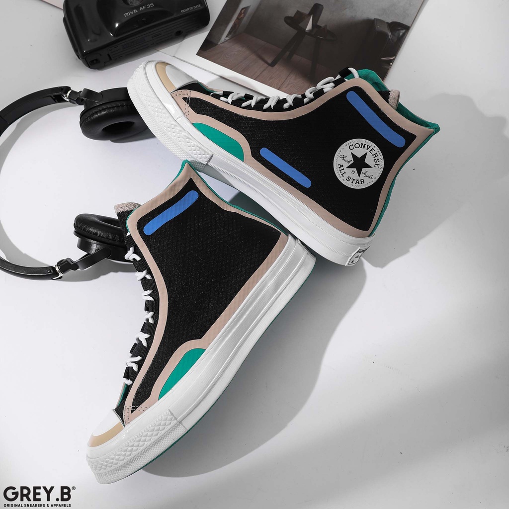 Giày Sneakers 70s Digital Terrain Cao Cổ Màu Đen