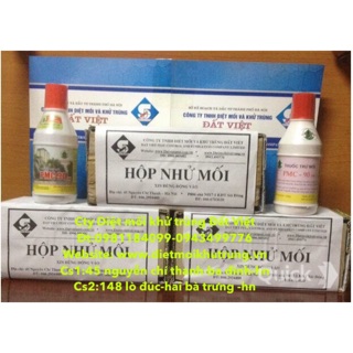  Bộ 3 hộp nhử 1 lọ thuốc lây nhiễm diệt mối và 1 gói thuốc kiến