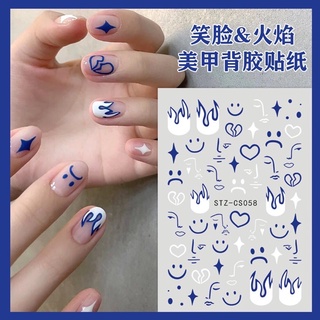 (nhiều mẫu) Nhãn dán, Sticker trang trí móng Icon