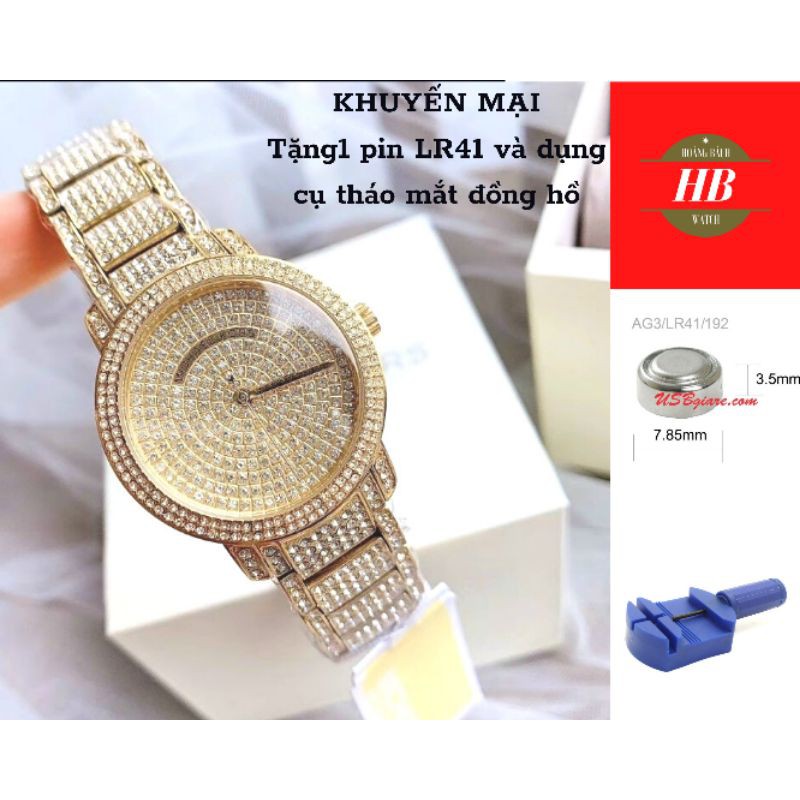 Đồng Hồ nữ Michael Kors MK6547 33mm full đá Authentic