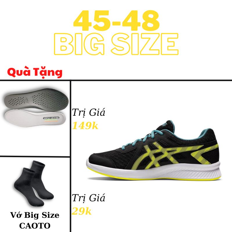 Đế Êm Màu Đen Big Size - Giày Sneaker Big Size Nam 45 46 47 48