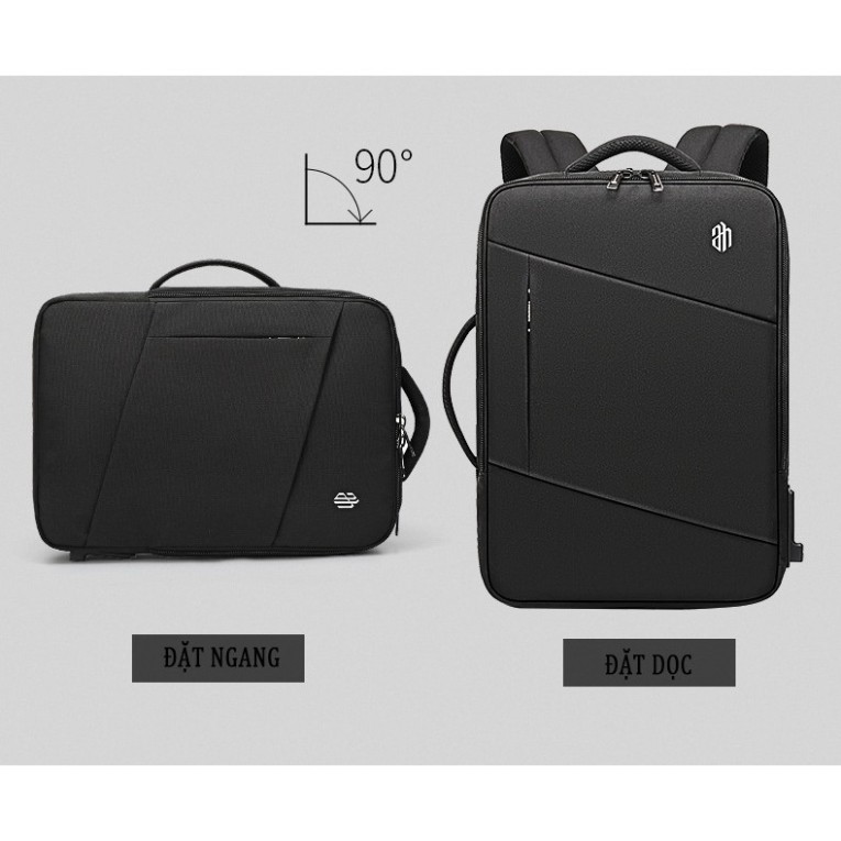 AH4 NDA Balo du lịch, balo laptop ARCTIC HUNTER B00345 – có khóa mở rộng thành vali 20 icnh 50 AH4