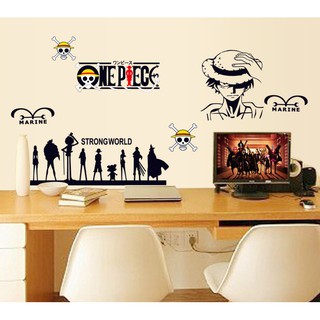 Decal dán tường Đảo hải tặc - decal anime One Piece 3
